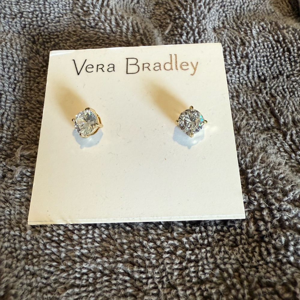 Vera Bradley Silver Stud Earrings
